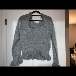 Warm, cropped sweater